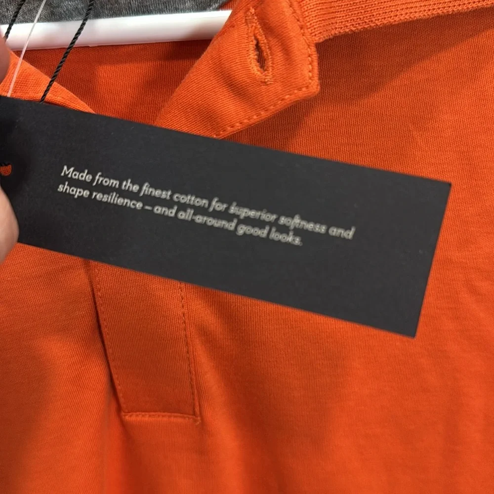 Banana Republic luxury touch Orange Polo Shirt‎ Classic Style